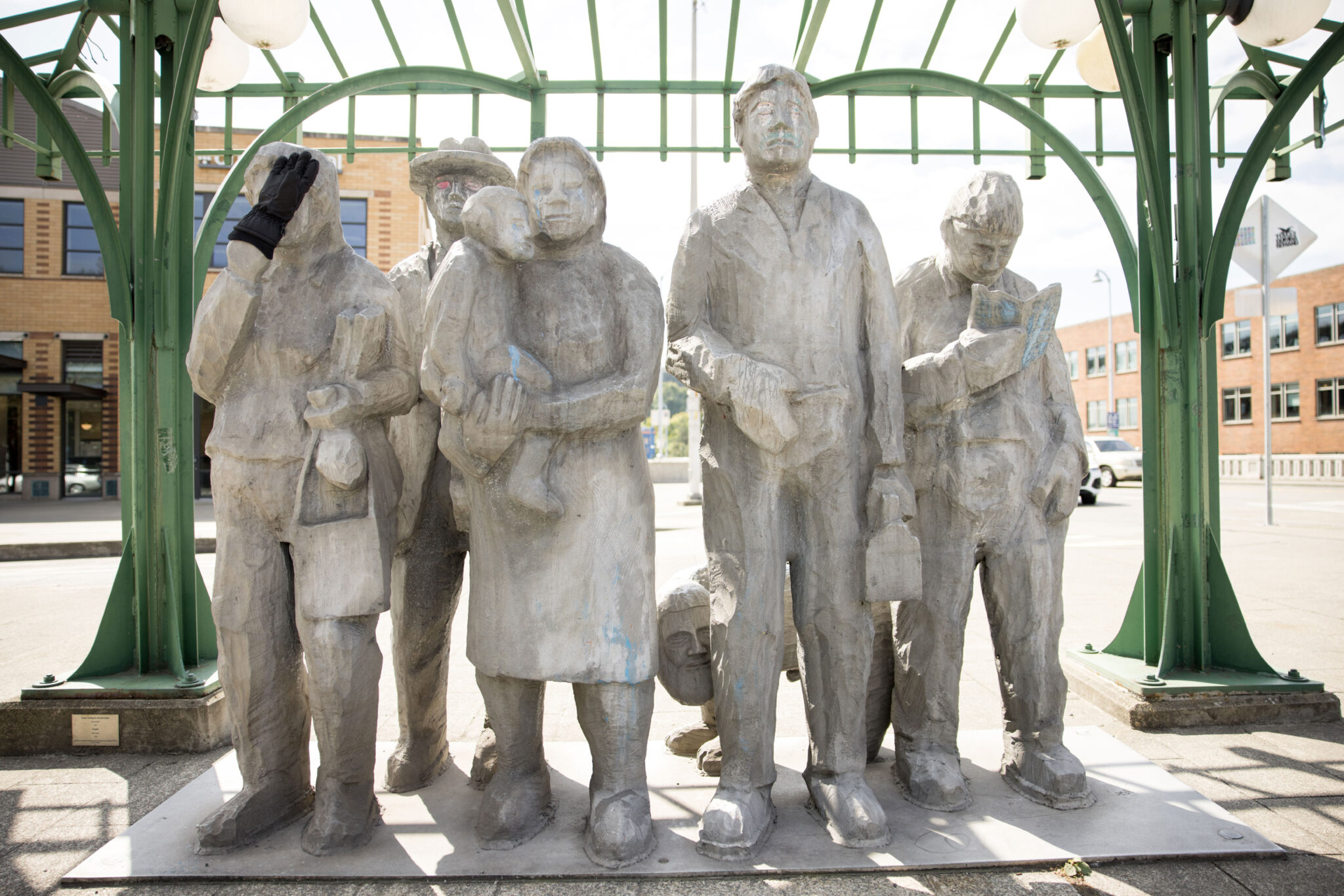 outdoor statues in fremont seattle area